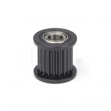 Poulie SYNCHRONIQUE GT2 Ø 5 mm 20 dents H10 - couleur noir Poulies dentées GT2 18050339 DHM Pro