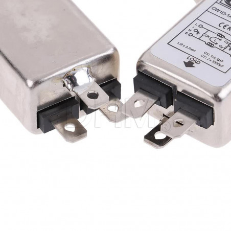AC power input module: socket + filter YB11-B2-10 A-Q (fuses included)