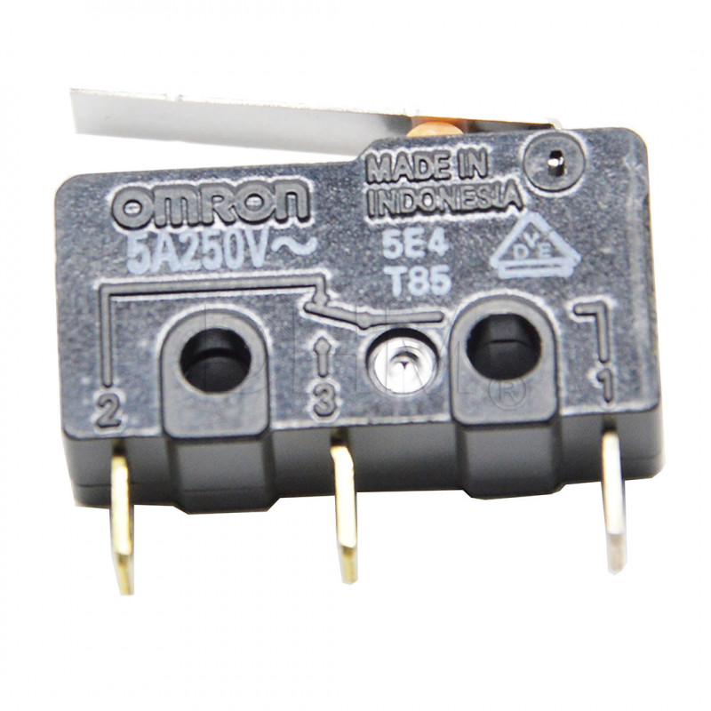 Finecorsa meccanici Reprap 3D - micro switch 3 pin 5A 250V - mechanical endstop Microinterruttori e Interruttori DIP06050102 DHM