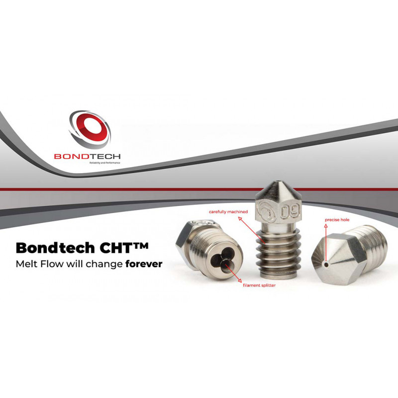 Boquilla de latón recubierta de CHT - Bondtech. Bondtech 1905020-b Bondtech