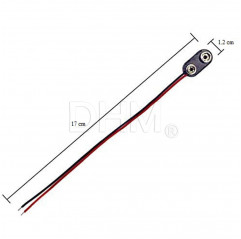 Connettore per batteria da 9V Batterie e Caricabatterie07020108 DHM