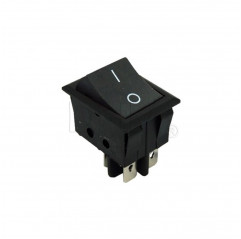 KCD4-201 interruptor basculante 16A 250V /125V NEGRO