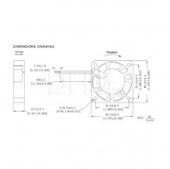 Ventilateur à double palier 40x40x10mm 24V Ventilateurs 19720001 Gdstime