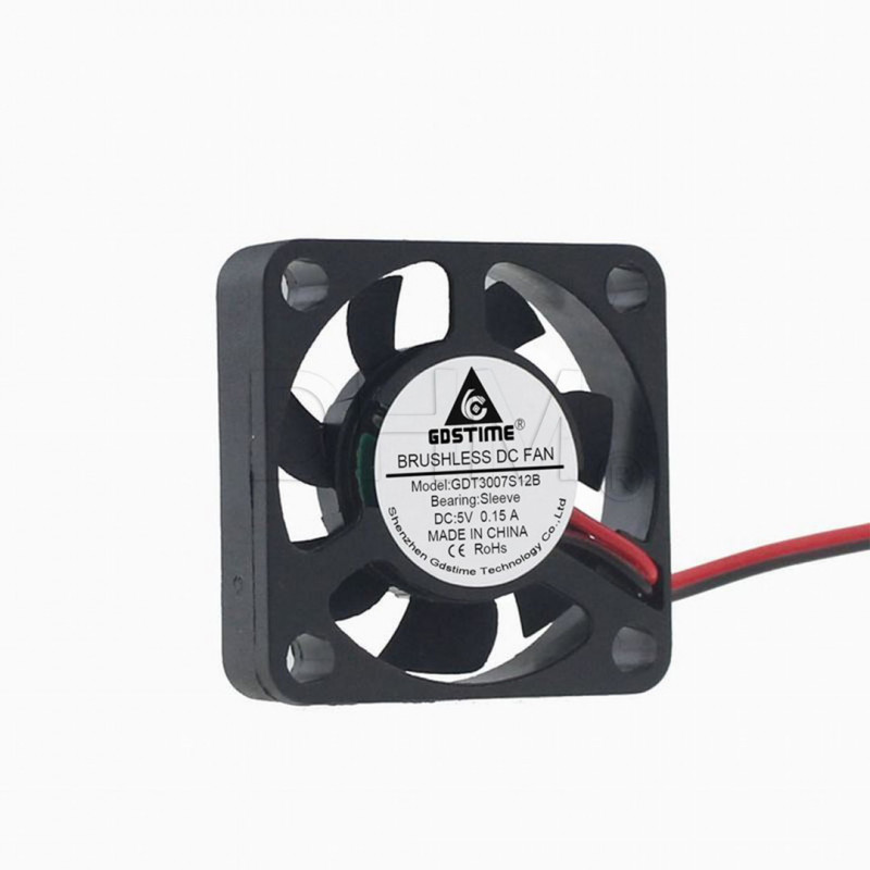 Ventilador de doble rodamiento 30x30x7mm 5V Aficionados 19720004 Gdstime