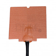 Plaque chauffante imprimante 3D 120x120 mm 24V 60W avec thermostat 150C Voron V0.1 12cm Hauts en silicone 18050359 DHM Pro