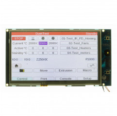 Duet3D PanelDue Integrated 5'' v1.0 - schermo touch a colori pre-configurato per schede Duet 2 e Due Espansioni19240017 Duet3D
