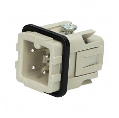 FRUIT PLUG 3P.+T 10A 600V - CKM 03 Heavy Duty Power Connectors 19460019 Ilme