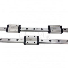 MGN12 linear recirculating ball bearing guideway 1000 mm - Steel 100Cr6 Linear guides 18050382 DHM Pro