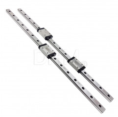 Guida lineare a ricircolo di sfere MGN12 400 mm - Acciaio 100Cr6 Guide lineari18050381 DHM Pro