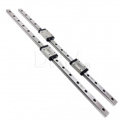 MGN12 linear recirculating ball bearing guideway 1000 mm - 440C stainless steel Linear guides 18050376 DHM Pro