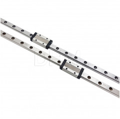 MGN9 linear recirculating ball bearing guideway 400 mm - 440C stainless steel Linear guides 18050372 DHM Pro