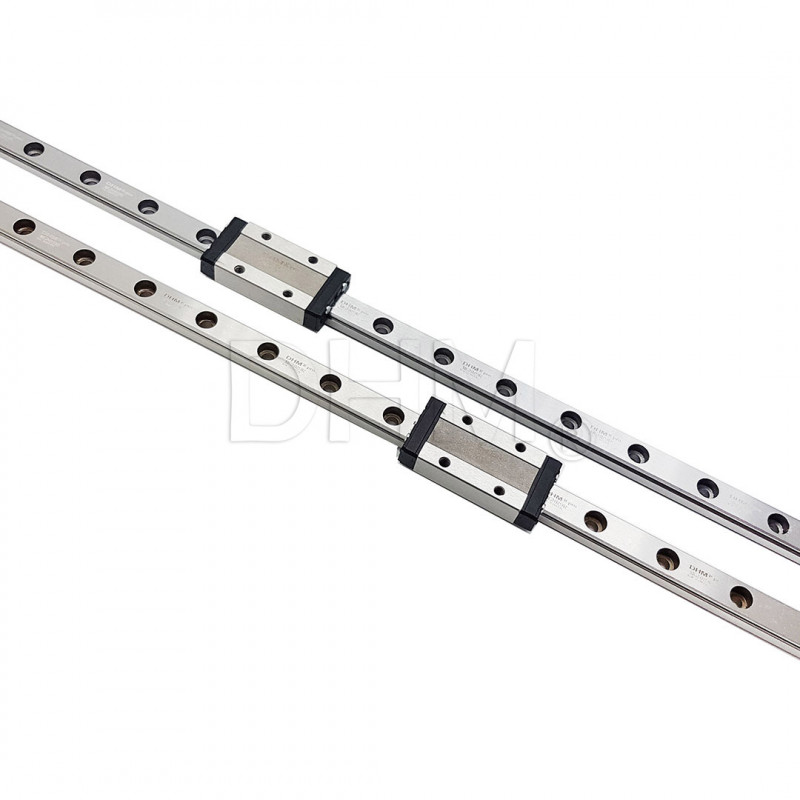 MGN9 linear recirculating ball bearing guideway 400 mm - 440C stainless steel Linear guides 18050372 DHM Pro