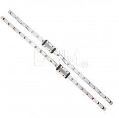 MGN9 linear recirculating ball bearing guideway 400 mm - 440C stainless steel Linear guides 18050372 DHM Pro