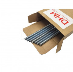 Galvanized threaded rod M5 L.1000 mm - 1 meter - Pack of 10 pieces Threaded rods 02082886 DHM