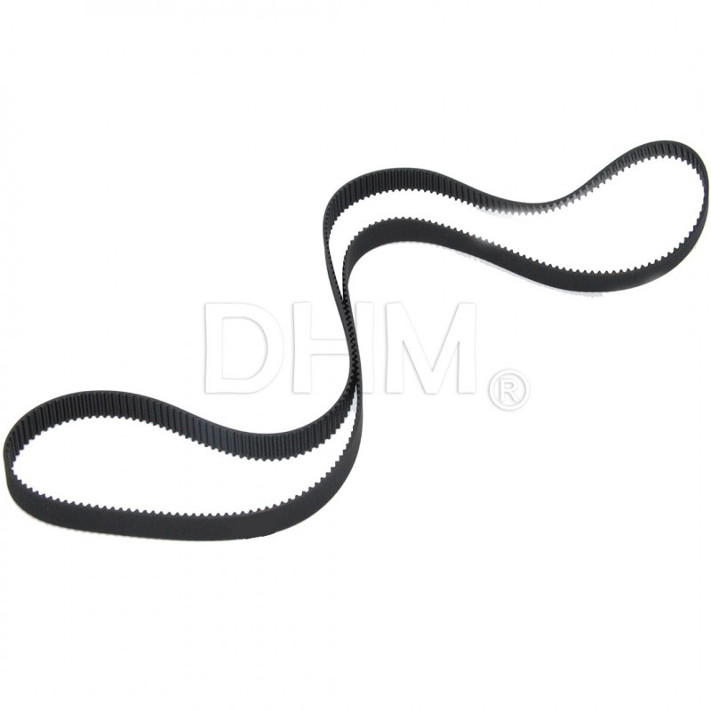 S2M neoprene belt closed H 6 mm 54 teeth 108 mm Belt S2M 05070718 DHM