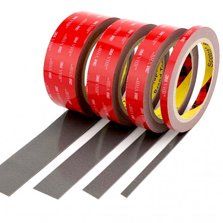 3M VHB™ 5952 acrylic foam double-sided adhesive tape black 6.35 mm x 3 m - thickness 1.1 mm