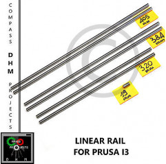 Prusa i3 smooth hardened ground rods - linear rail rods 8 mm - Reprap - 3D 3D printing 18011005 DHM
