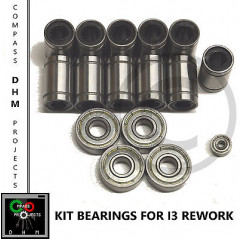 11 lm8uu - 4 608zz - 1 624zz - prusa i3 rework bearing kit Impresión 3d 18010403 DHM