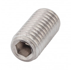 Grain with hexagon socket M3x4 flat tip - headless screw stainless steel A2 Grains 02083117 DHM