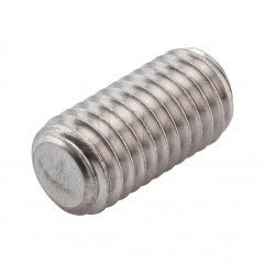 Grain with hexagon socket M6x10 flat tip - headless screw stainless steel A2 Grains 02083146 DHM