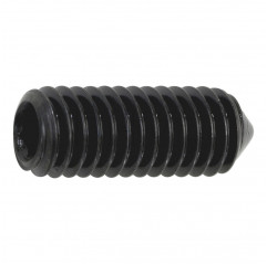 Grain with hexagon socket M3x4 conical tip - steel headless screw Grains 02083187 DHM