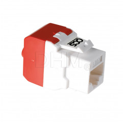 CCS 10G.EXE Cat.6A CHANNEL RJ45 unshielded UTP EASY CRIMP socket - T568A/B color white Conectores LAN 12130211 DHM