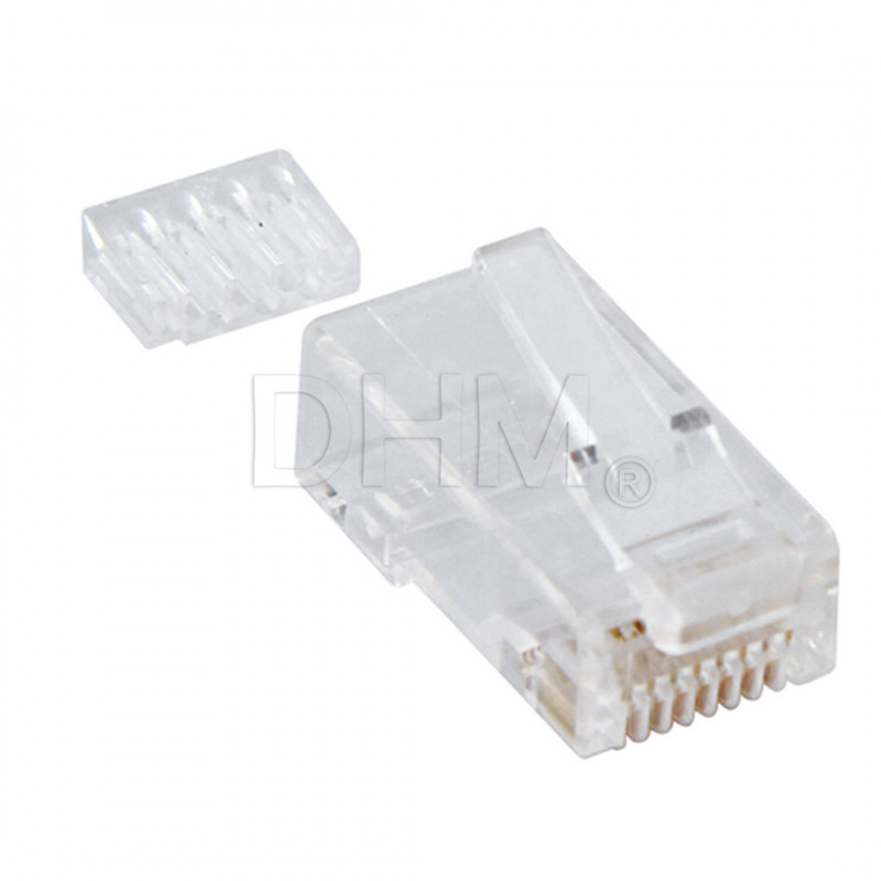 RJ45 8-pin RJ45 plug cat.6 unshielded UTP plug LAN connectors 12130212 DHM