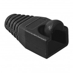 Boot for RJ45 plug black color LAN connectors 12130214 DHM