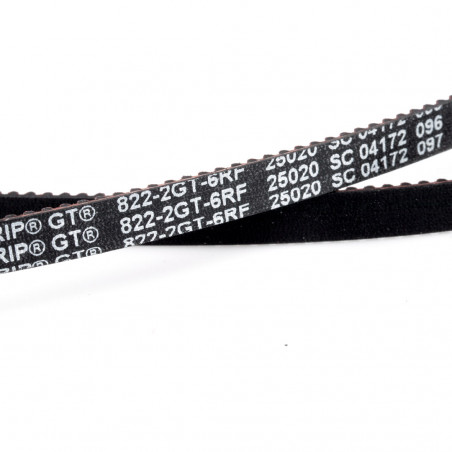 Cinghia 822-2GT-6-RF Powergrip GT2 chiusa 411 denti 822 mm H 6mm - Gates