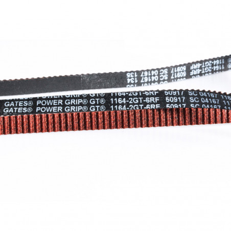 Courroie 1164-2GT-6-RF Powergrip GT2 fermée 582 dents 1164 mm H 6mm - Gates