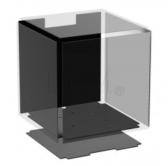 Closure panels for 3D printer Voron 2.4 r2 PMMA transparent and black Plastic 1805033-a DHM Pro