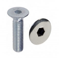 Galvanized countersunk flat head screw with Allen recess 4x10 Countersunk flat head screws 02080327 DHM