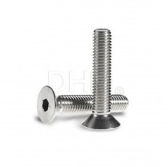 Tornillo avellanado de cabeza plana con hueco Allen inox 3x12 Tornillos de cabeza plana avellanada 02080901 DHM