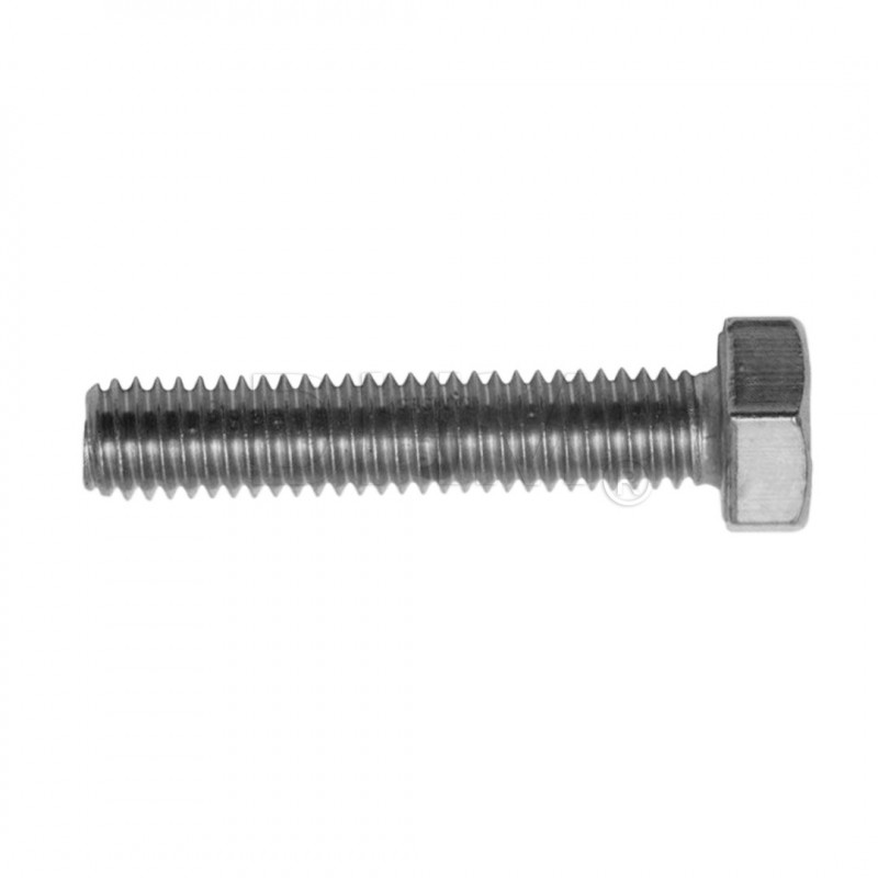 Hexagon head screw with full stainless steel thread 12x120 Hex head screws 02081459 DHM