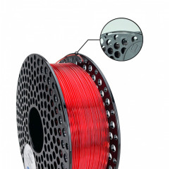 Filamento PETG Rojo Transparente 1.75mm 1kg - Filamento para impresión 3D FDM AzureFilm PETG Azurefilm 19280052 AzureFilm