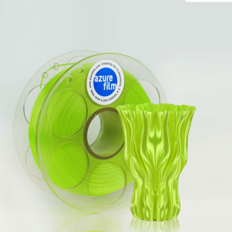Filament Muster PLA Silk Lime 1.75mm 50g 17m - FDM 3D Druck Filament AzureFilm