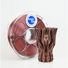 Muestra de filamento PLA Silk Antique Violet 1.75mm 50g 17m - Filamento para impresión 3D FDM AzureFilm PLA Silk AzureFilm 19...