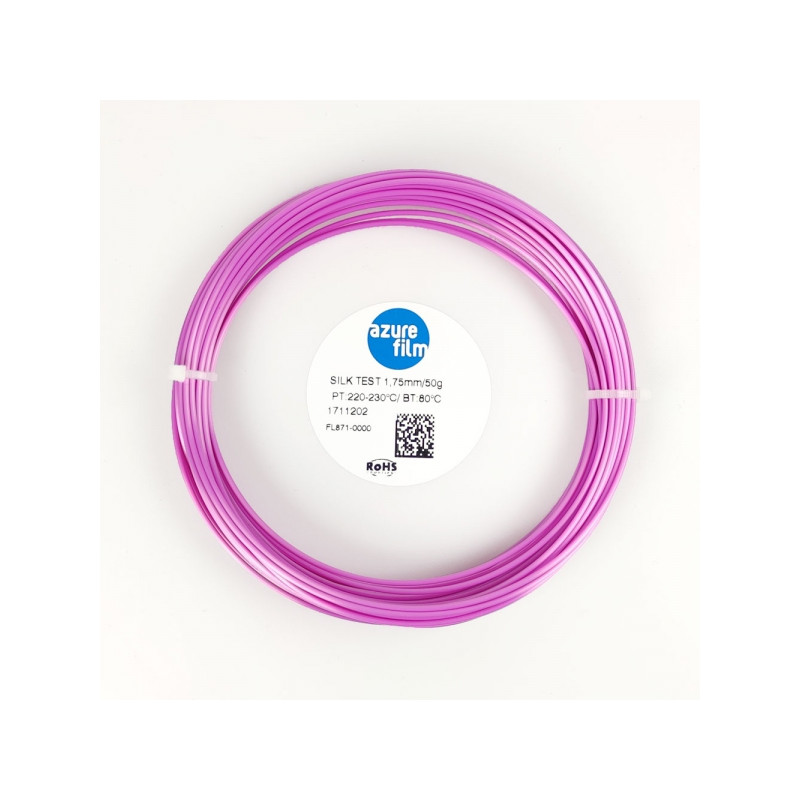 Filament Muster PLA Silk Pink 1.75mm 50g 17m - FDM 3D Druck Filament AzureFilm PLA Silk AzureFilm 19280151 AzureFilm