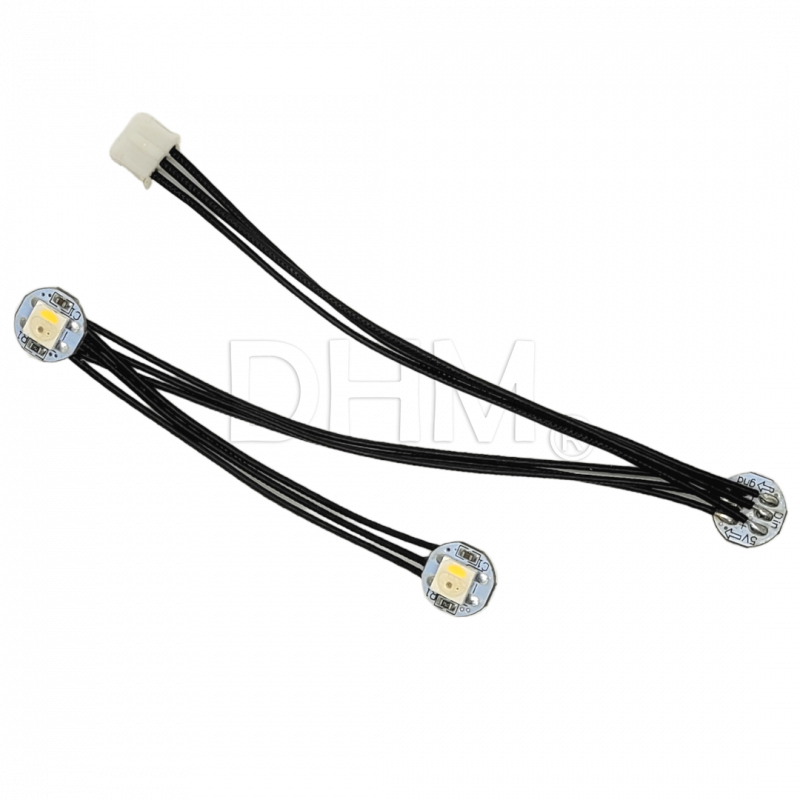 Kit LED NeoPixel RGBW câblé pour imprimante StealthBurner Voron LED 09070150 DHM