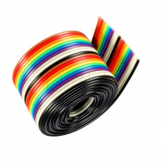 Câble ruban 20 broches 22 AWG couleurs colorées - câble ruban