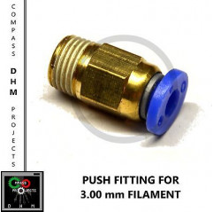 2 PIECE Push Fitting PTFE Schlauch für 3,00 mm Bowdenzug 3D Druck 3d Drucken 18011102 DHM