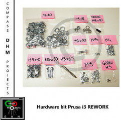 Hardware Kit Prusa i3 Rework - Prusa i3 Rework Muttern & Schrauben & Unterlegscheiben - Reprap 3d Drucken 18011018 DHM