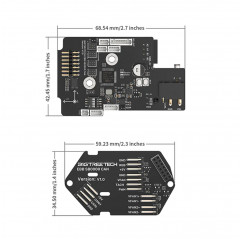 BIGTREETECH EBB SB2209 CAN V1.0 para Voron StealthBurner Expansiones 19570055 Bigtreetech