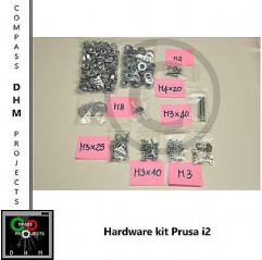 Kit de hardware de Prusa i2 - Tuercas, tornillos y arandelas de Prusa i2 - Impresora 3D Reprap Impresión 3d 18011016 DHM