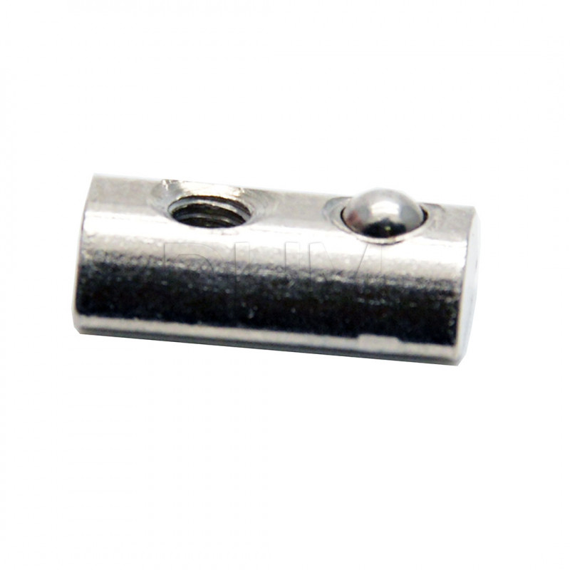 Nut with spring - Series 6 steel - M3 thread Series 6 (slot 8) 14090149 DHM