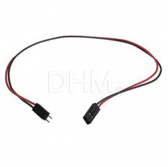 Dupont 2 pin male-female - length 10cm Dupont cables 12130221 DHM