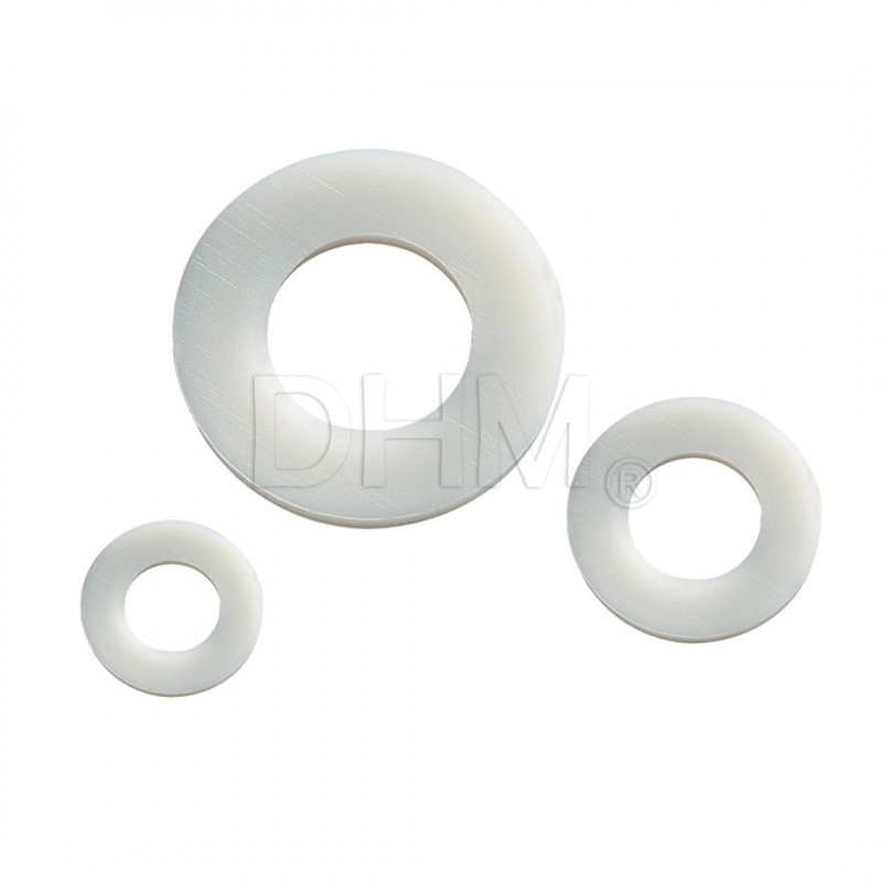 Arandela plana de nylon 3,2x7 mm para tornillos M3 Arandelas planas 02083567 DHM