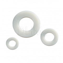 Rondelle plate en nylon 5.3x10 mm pour vis M5 Rondelles plates 02083569 DHM