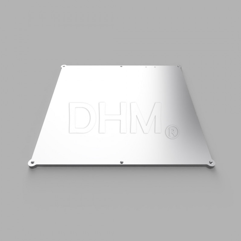 Piano in alluminio rettificato EN AW 5083 sp. 8mm - piano di stampa per VZBOT 330x330 - DHM-PRO Alluminio18050427 DHM Pro