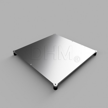 Piano in alluminio rettificato EN AW 5083 sp. 8mm - piano di stampa per VZBOT 330x330 - DHM-PRO